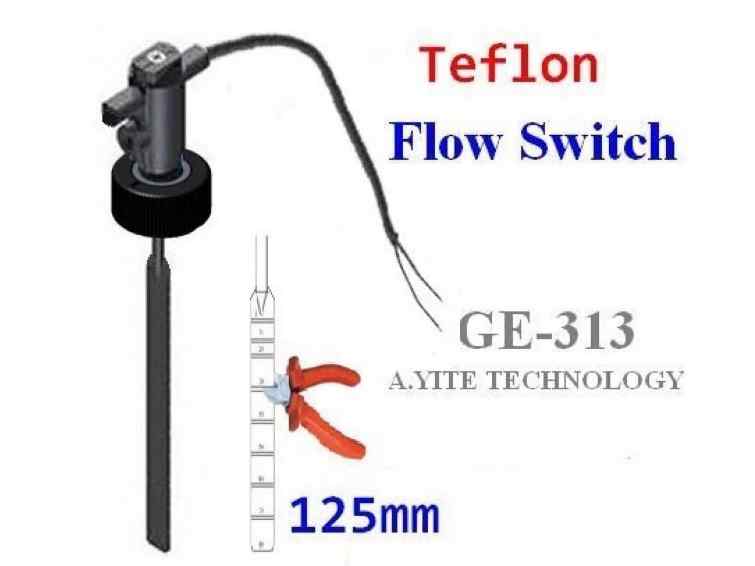 Teflon-Kunststoff-Paddel-Durchflussschalter